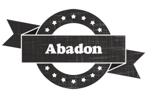 Abadon grunge logo