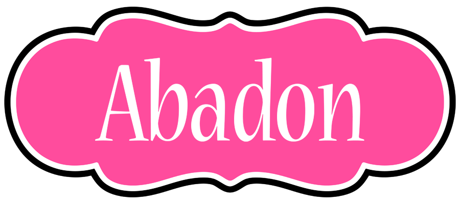 Abadon invitation logo