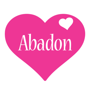 Abadon love-heart logo