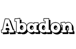 Abadon snowing logo