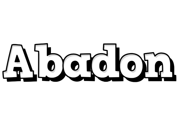 Abadon snowing logo
