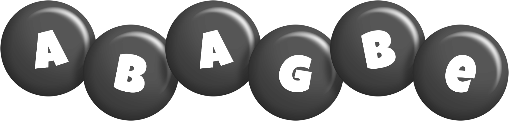 Abagbe candy-black logo