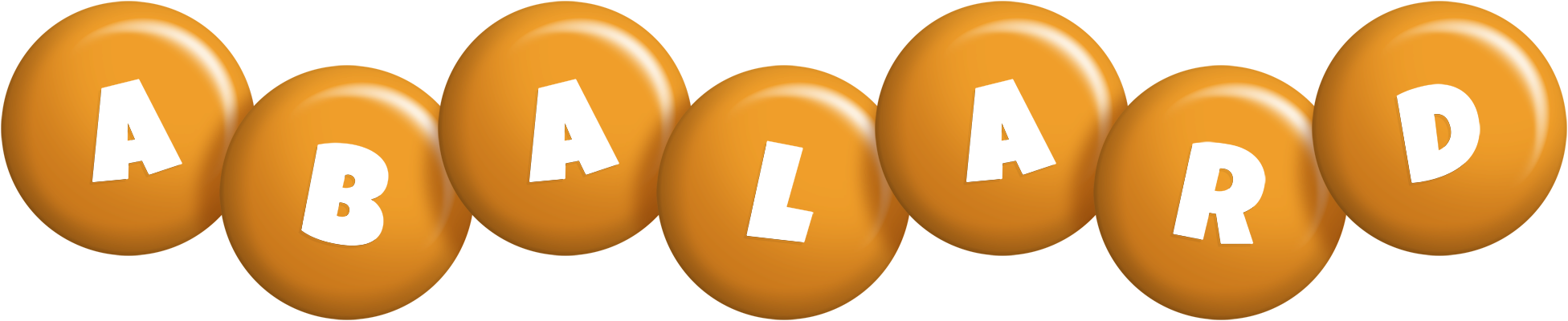 Abalard candy-orange logo