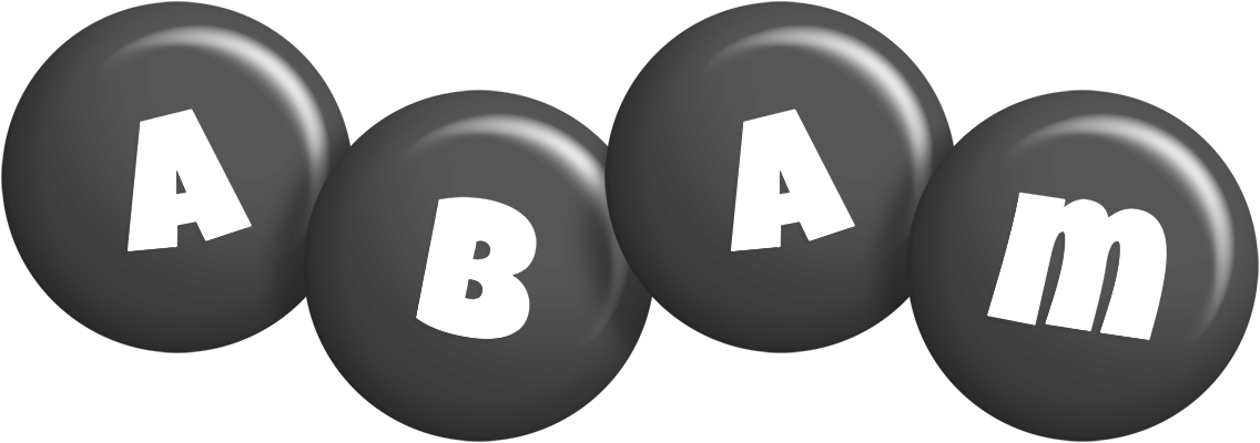 Abam candy-black logo