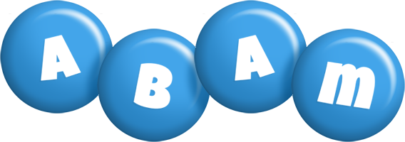 Abam candy-blue logo