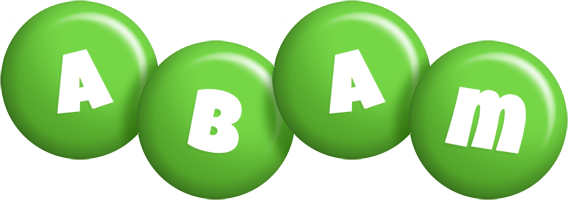 Abam candy-green logo