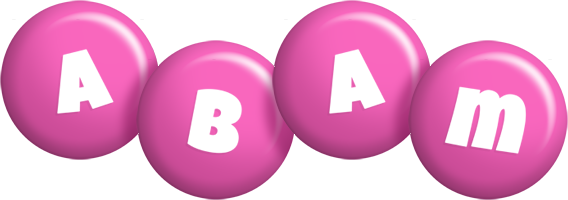 Abam candy-pink logo