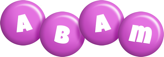 Abam candy-purple logo