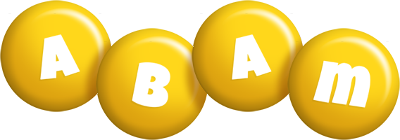 Abam candy-yellow logo