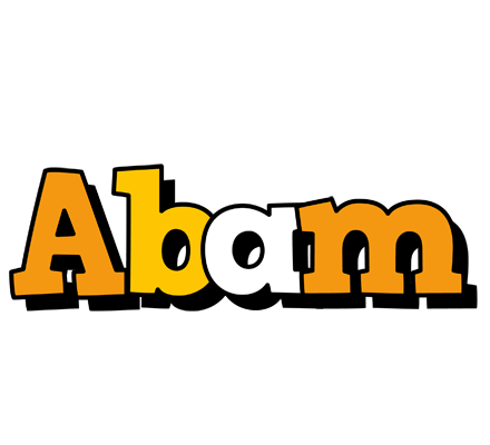 Abam cartoon logo