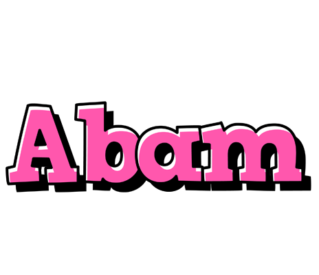 Abam girlish logo