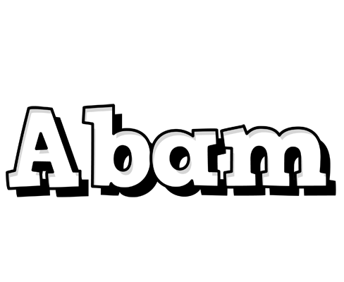 Abam snowing logo
