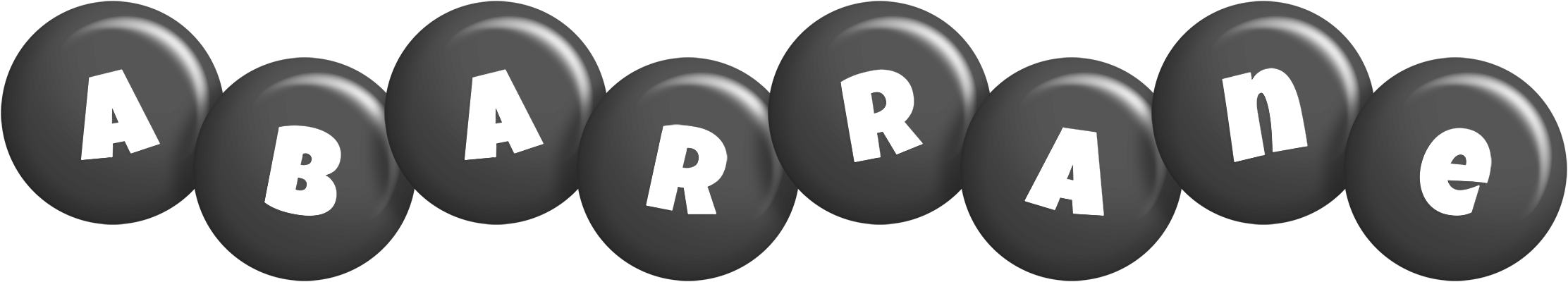 Abarrane candy-black logo