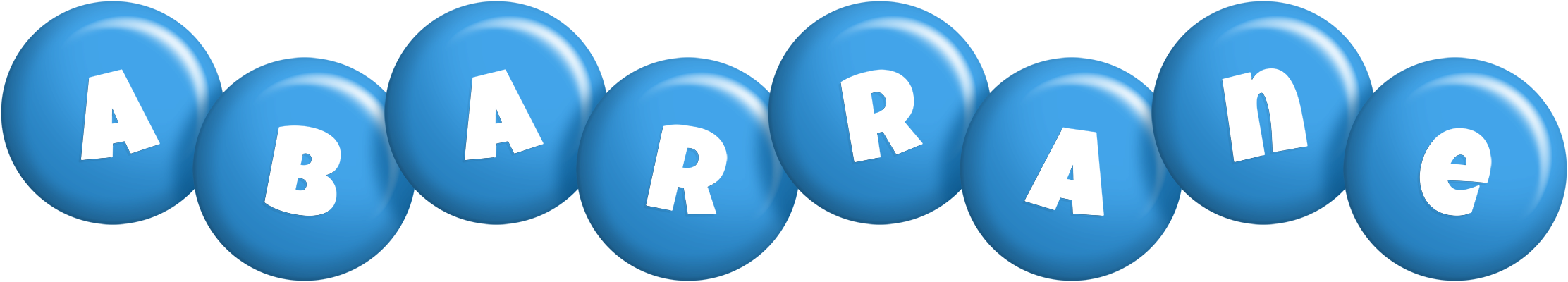 Abarrane candy-blue logo