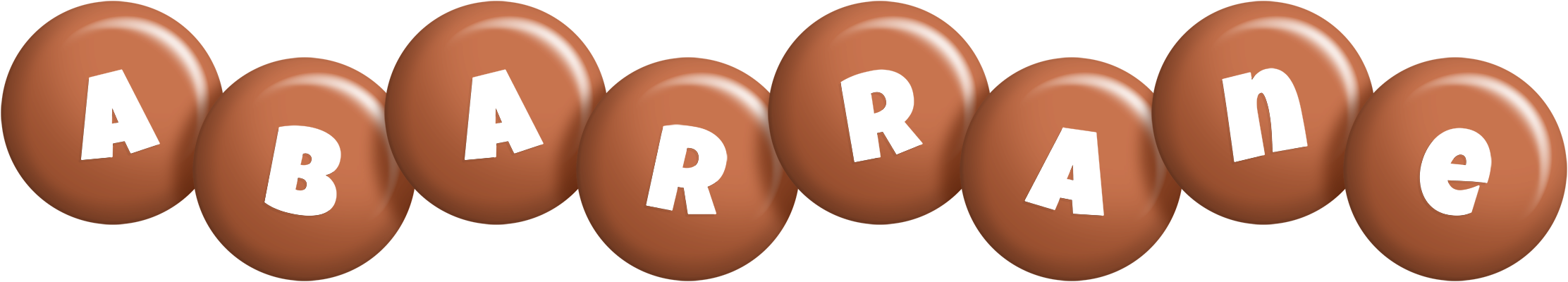 Abarrane candy-brown logo
