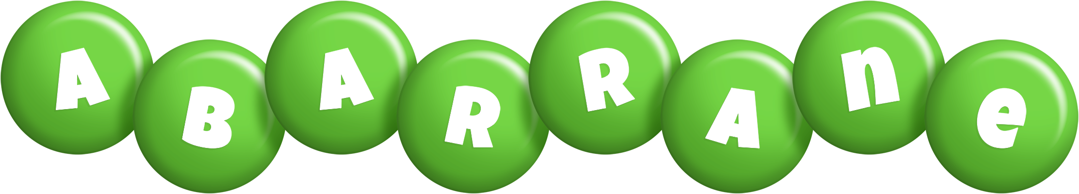 Abarrane candy-green logo