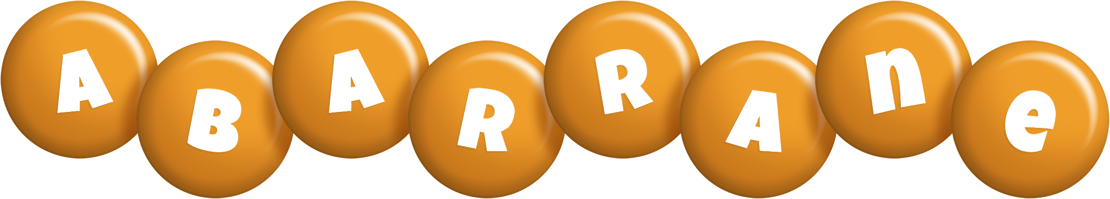 Abarrane candy-orange logo