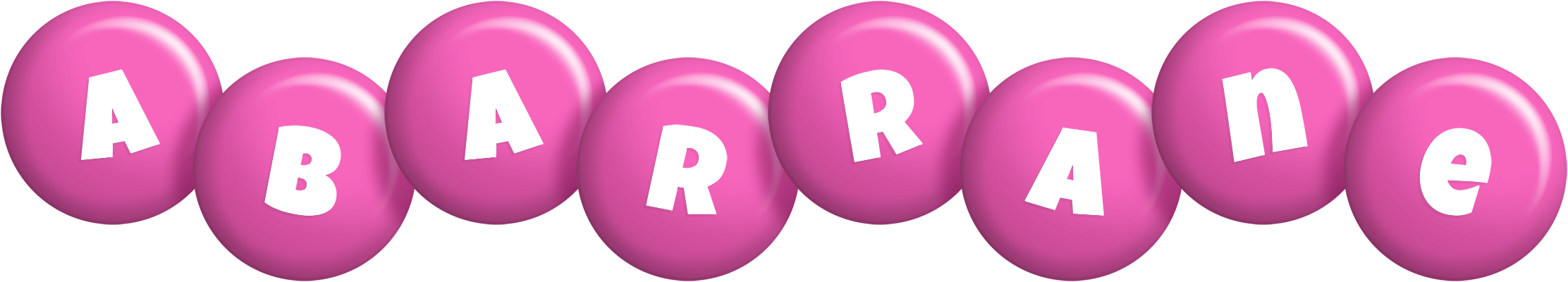Abarrane candy-pink logo