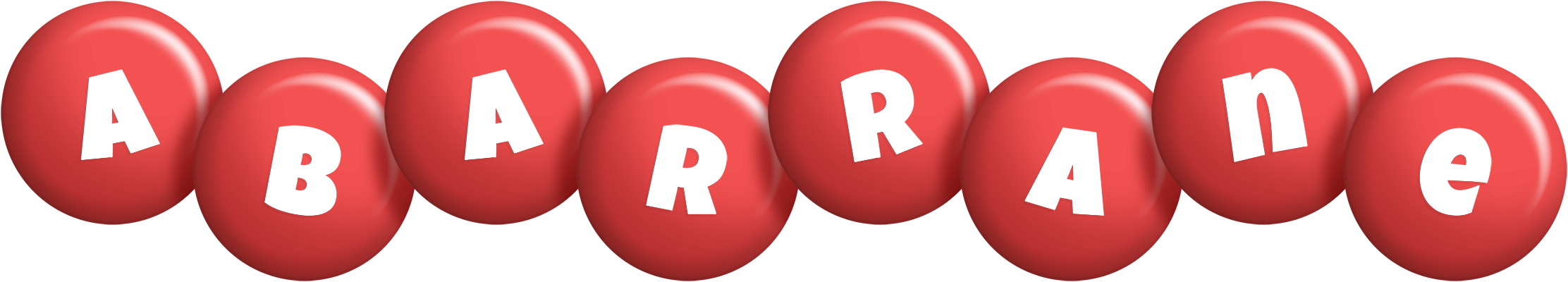 Abarrane candy-red logo