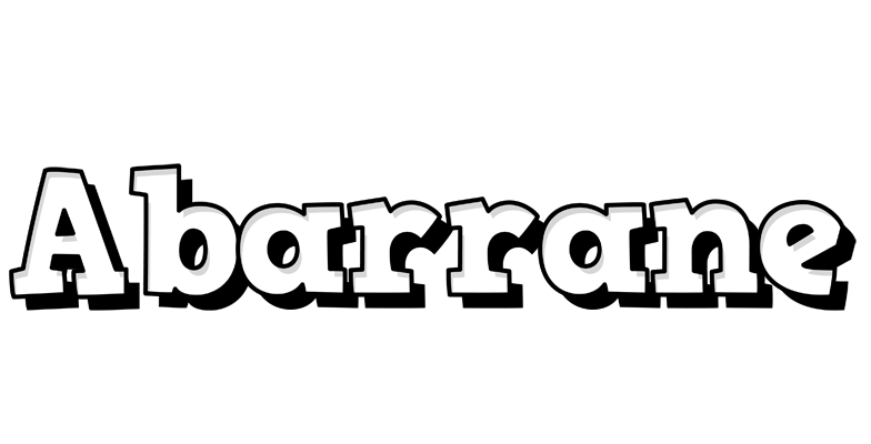 Abarrane snowing logo