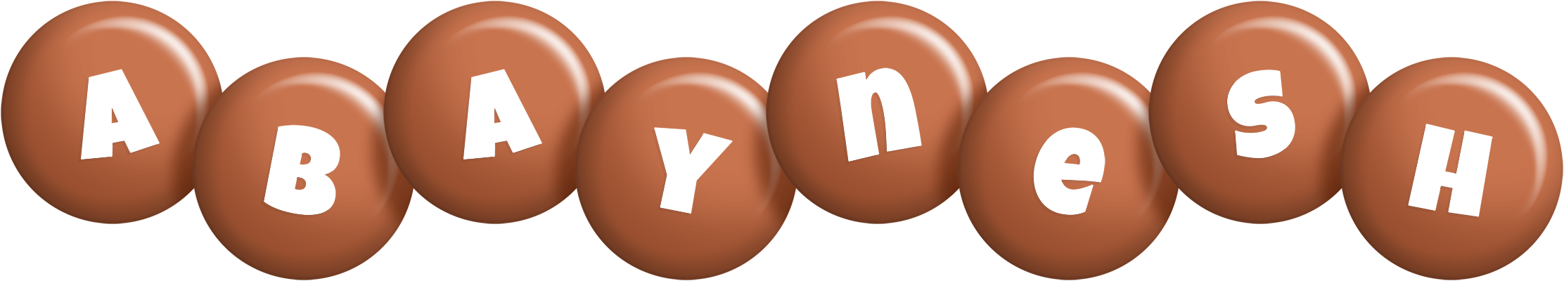 Abaynesh candy-brown logo