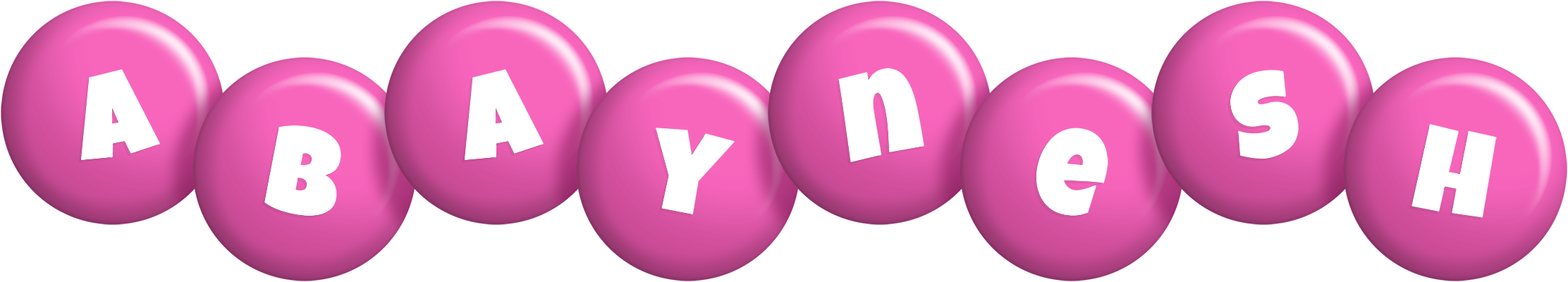 Abaynesh candy-pink logo