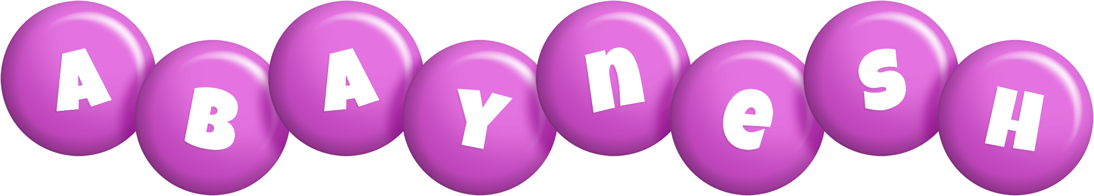 Abaynesh candy-purple logo