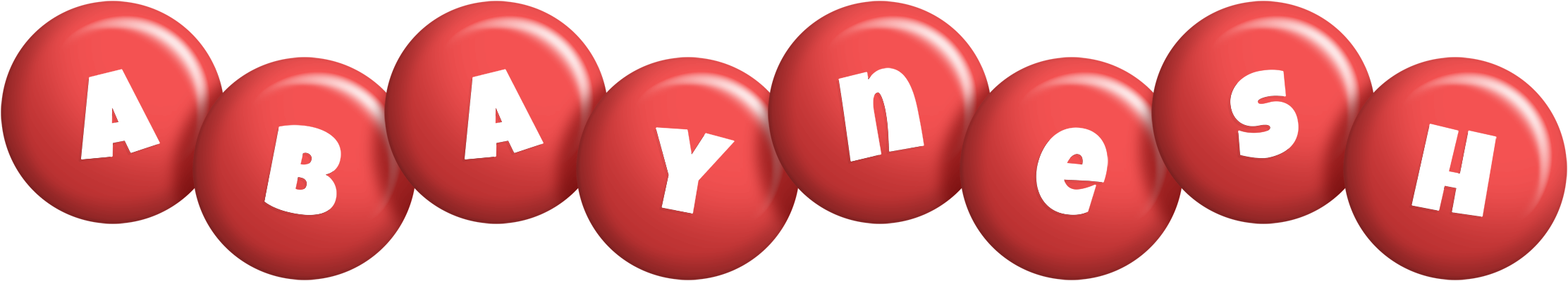 Abaynesh candy-red logo