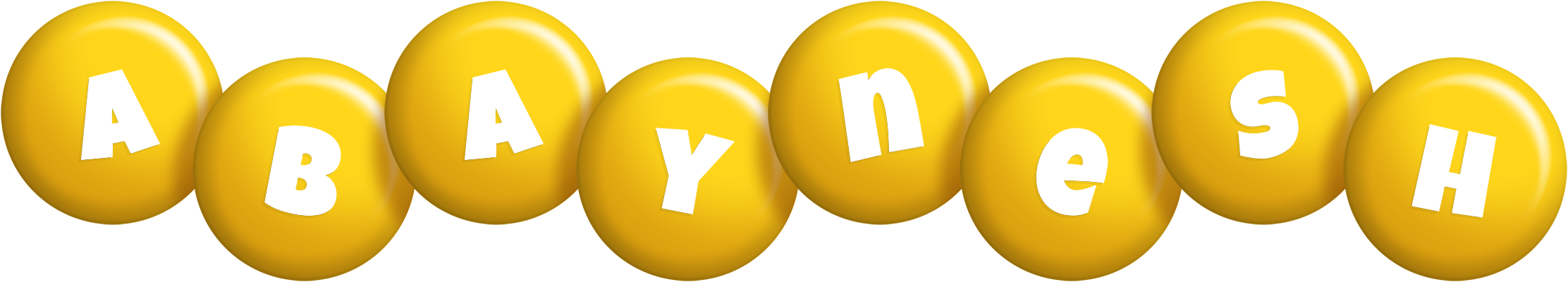 Abaynesh candy-yellow logo