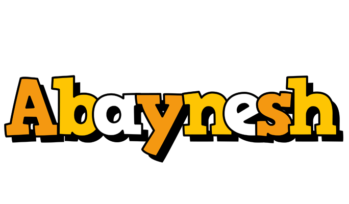 Abaynesh cartoon logo