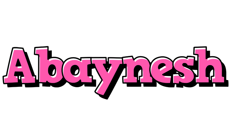 Abaynesh girlish logo