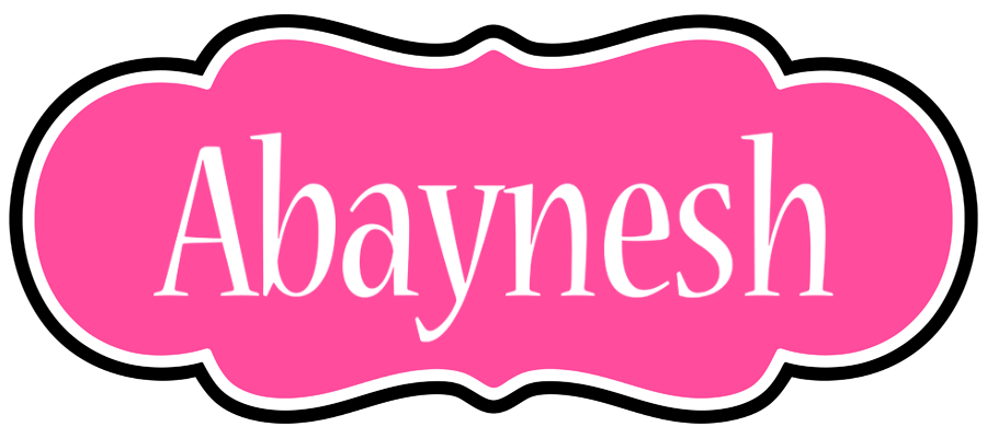 Abaynesh invitation logo
