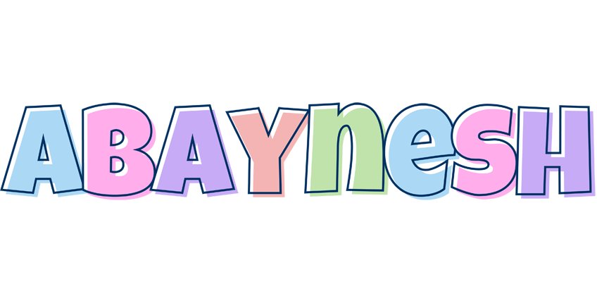 Abaynesh pastel logo