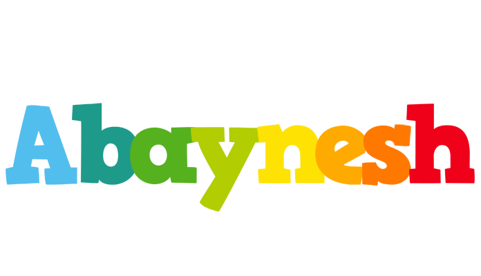 Abaynesh rainbows logo