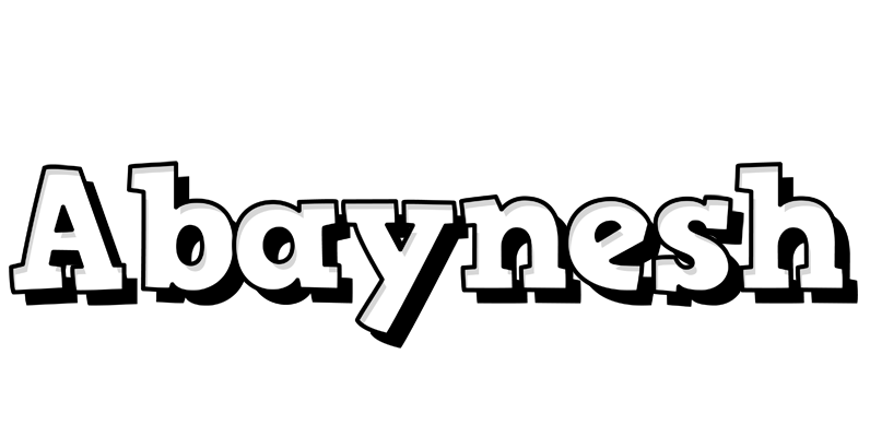 Abaynesh snowing logo