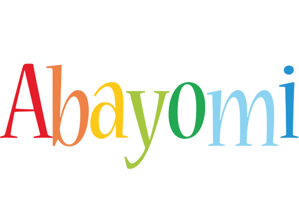 Abayomi birthday logo