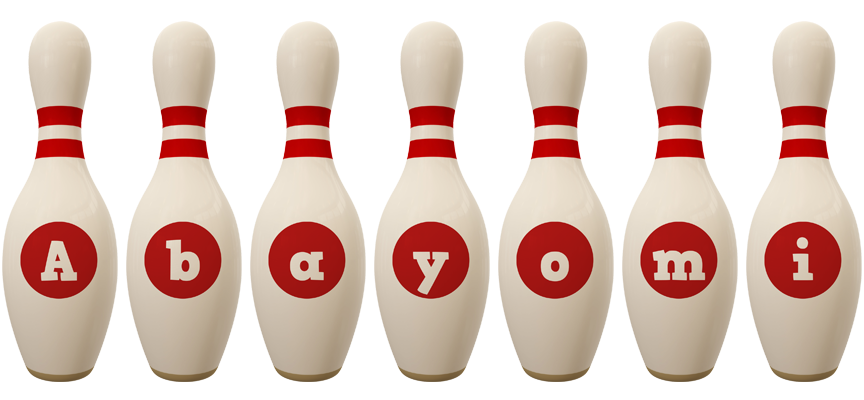 Abayomi bowling-pin logo