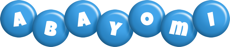 Abayomi candy-blue logo