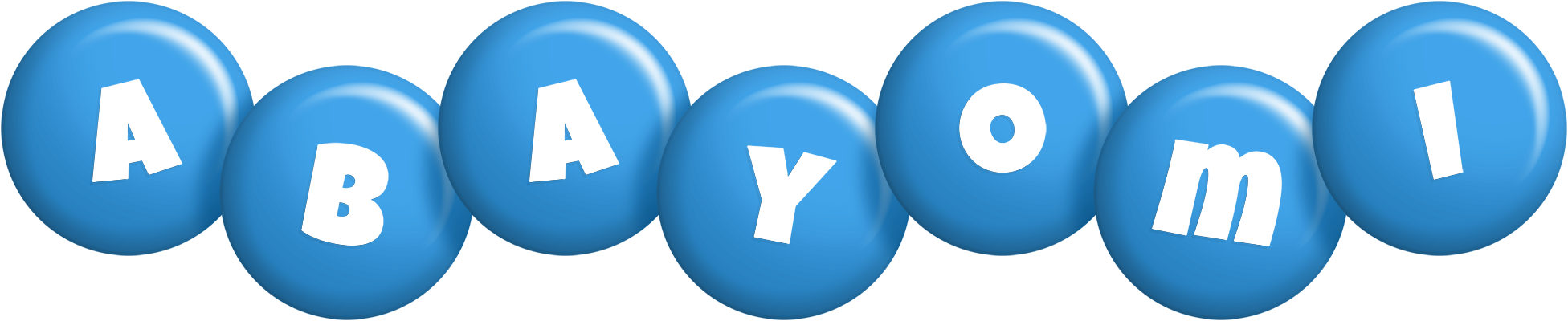 Abayomi candy-blue logo