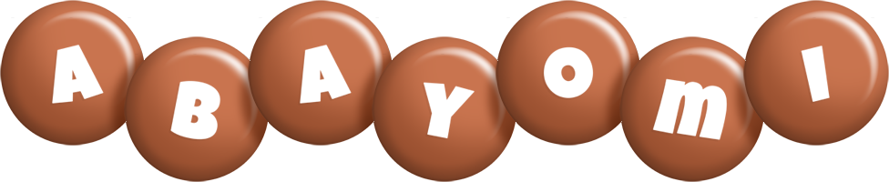 Abayomi candy-brown logo