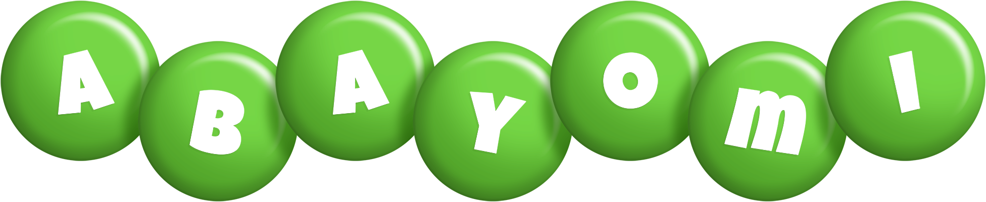 Abayomi candy-green logo