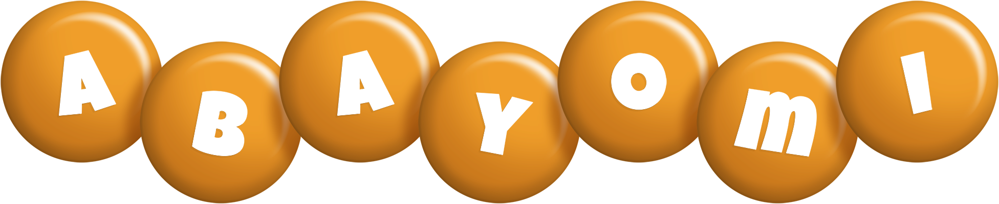 Abayomi candy-orange logo