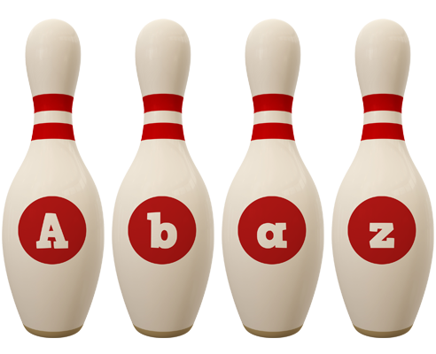 Abaz bowling-pin logo