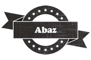 Abaz grunge logo