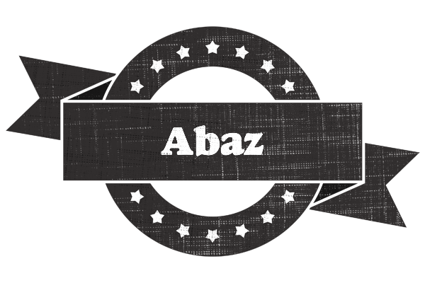 Abaz grunge logo