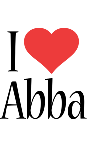 Abba i-love logo