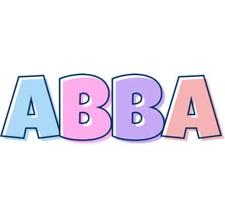 Abba pastel logo