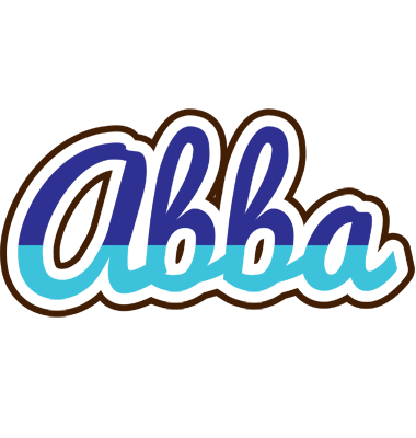 Abba raining logo