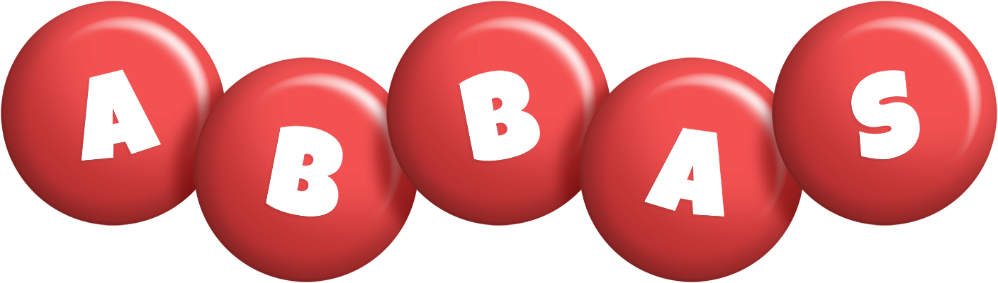 Abbas candy-red logo