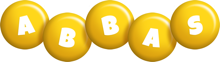 Abbas candy-yellow logo